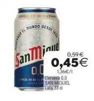 Plenus Supermercados San miguel - cervexa 0,0 oferta