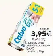 Plenus Supermercados Calvo - atun claro aceite xirasol envorca doado oferta
