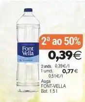 Plenus Supermercados Font vella - auga oferta