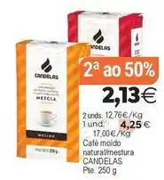 Plenus Supermercados Candelas - cafe moido natural/mestura oferta