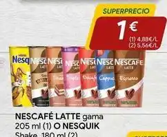 Minymas Nescafé - latte oferta