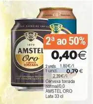 Plenus Supermercados Amstel - cervexa torrada normal/0,0 oferta