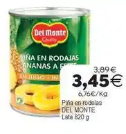 Plenus Supermercados Del monte - piña en rodajas oferta