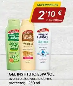 Minymas Instituto español - gel avena o aloe vera o dermo protector oferta