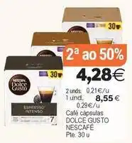 Plenus Supermercados Nescafé - cafe capsulas dolce gusto oferta