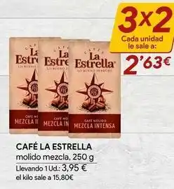 Minymas La estrella - cafe molido mezcla oferta