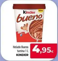 Spar La Palma Kinder - helado bueno tarrina oferta