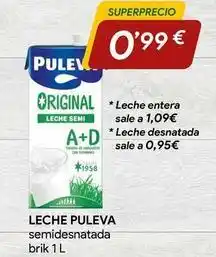 Minymas Puleva - leche entera oferta