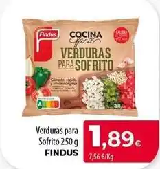 SPAR Lanzarote Findus - verduras para sofrito oferta