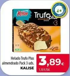Spar La Palma Kalise - helado trufo plus almendrado oferta
