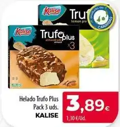 SPAR Lanzarote Kalise - helado trufo plus oferta