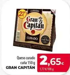 SPAR Lanzarote Gran capitán - queso curado cuña oferta