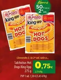 SPAR Lanzarote Elpozo - salchichas hot dogs king oferta