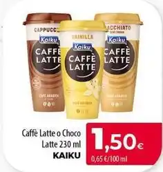SPAR Lanzarote Kaiku - caffe latte o choco oferta