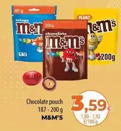 SPAR Lanzarote M&m's - chocolate pouch oferta
