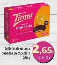 SPAR Lanzarote Tirma - galletas de naranja banadas en chocolate oferta