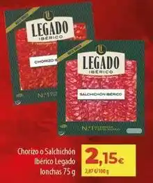 SPAR Lanzarote Legado - chorizo o salchichon iberico oferta