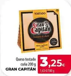 SPAR Lanzarote Gran capitán - queso tostado cuna oferta