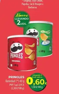SPAR Lanzarote Pringles - variedad oferta