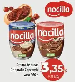 SPAR Lanzarote Nocilla - crema de cacao original o chocomix oferta