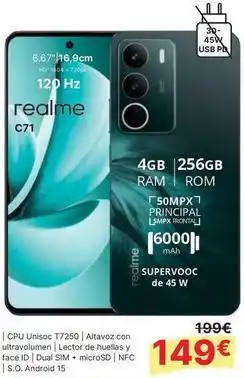 Dynos Informática Realme - 4gb 256gb oferta