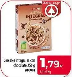 SPAR Lanzarote Spar - cereales integrales con chocolate oferta