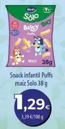 SPAR Lanzarote Hero - snack infantil pufs maiz oferta