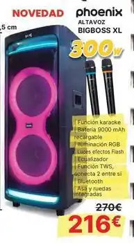 Dynos Informática Phoenix - altavoz bigboss xl oferta