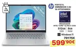 Dynos Informática Hp - portatil omnibook 3 ai 14 hto0014nsx oferta