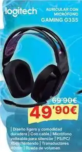 Dynos Informática Logitech - auricular con microfono gaming g335 oferta