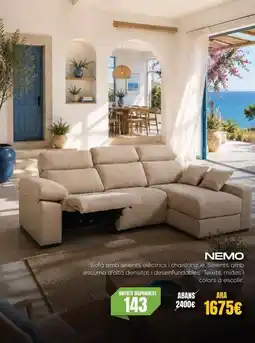 OKSofas Ara - silla gama sements sweetves, lchaolico escargots oferta