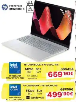 Dynos Informática Hp - portátiles omnibook 3 oferta