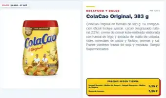 Cola cao - desafun y bulce original