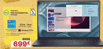 Dell - portátil pro 13 essential pv1226