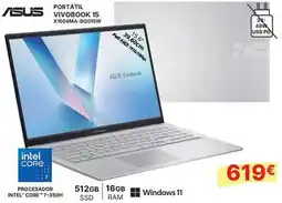 Dynos Informática Asus - portatil vivobook 15 x1504ha oferta
