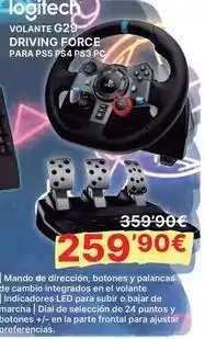 Dynos Informática Logitech - volante g29 driving force oferta
