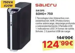 Dynos Informática Salicru - sai sps soho+ 750 oferta