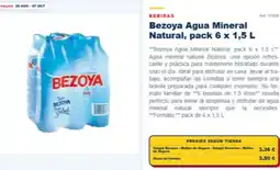 Sangüi Bezoya agua mineral natural oferta