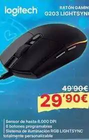 Dynos Informática Logitech - g203 lightsync oferta