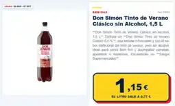 Sangüi Simon - don simón tinto de verano clasico sin alcohol oferta