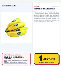 Sangüi Ideal - platano de canarias oferta