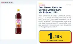 Sangüi Simon - don tinto de verano limon 0.0% sin azucar oferta