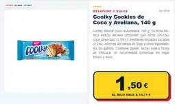 Sangüi Seco - cookies de coco y avellana oferta