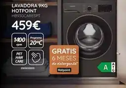 Tien 21 Hotpoint - lavadora 9kg oferta