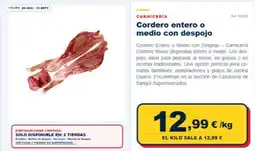Sangüi Ideal - cordero entero o medio con despojo oferta