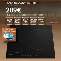 Tien 21 Hotpoint - placa inducción hsq3260ne oferta