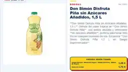 Sangüi Don simon disfruta pina sin azucares anadidos oferta