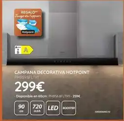 Tien 21 Hotpoint - campana decorativa oferta