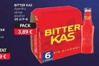 Bitter Kas aperitiu sense alcohol