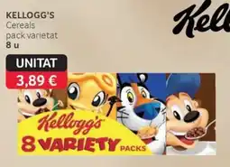 GM Cash & Carry Kellogg's cereals pack varietat oferta